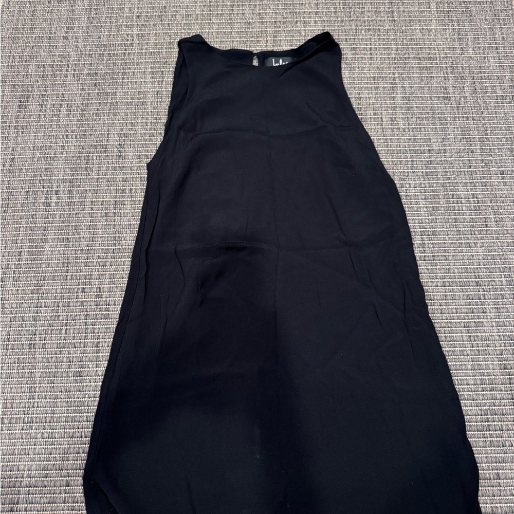 Lulu's Classic Black Shift Dress